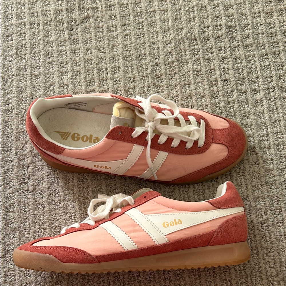 Gola Women's pale pink/clay/offwhite firefly  Sneakers